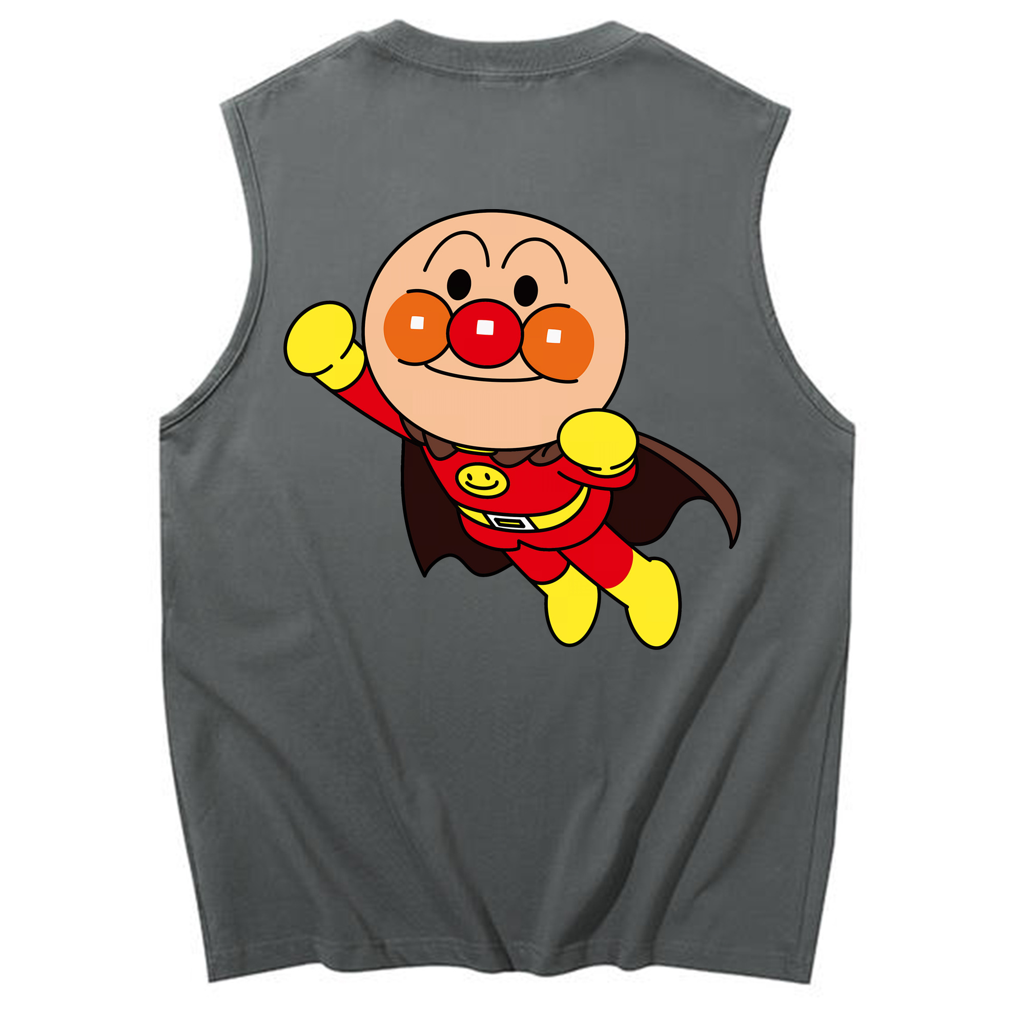 （画像用） アンパンマン Anpanman コットン100％タンクトップ（背面プリント）